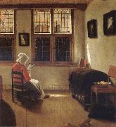 Pieter Janssens Elinga Woman Reading oil painting picture wholesale